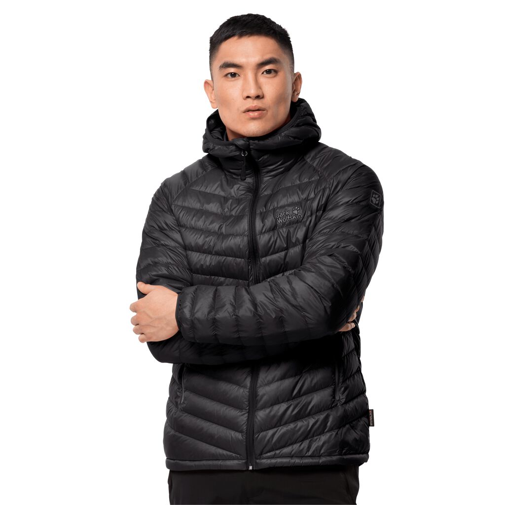 Jack Wolfskin ATMOSPHERE insulated jacket ανδρικα μαυρα | GR5571537